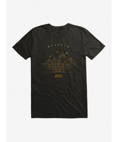 Limited-time Offer Game Of Thrones Mereen Outline T-Shirt $7.07 T-Shirts