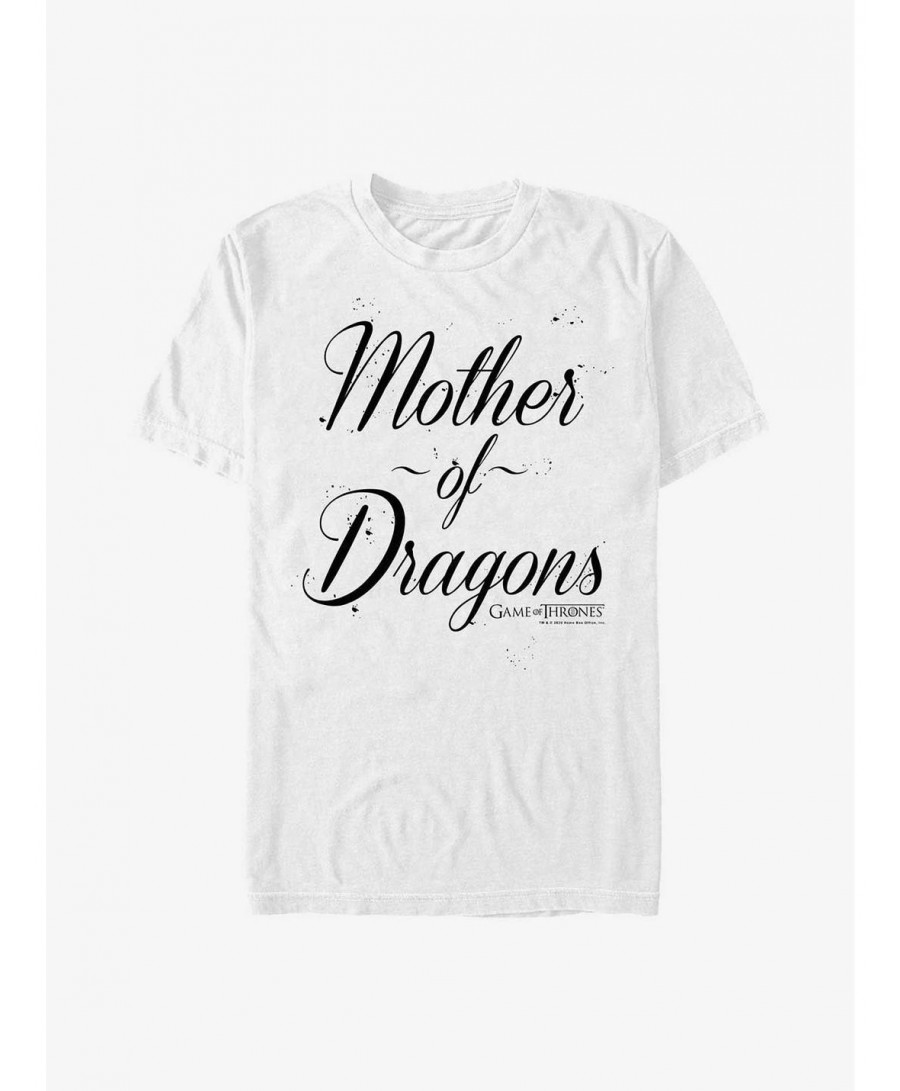 Trendy Game Of Thrones Mother Of Dragons Script T-Shirt $7.27 T-Shirts