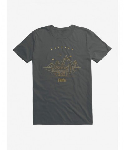 Limited-time Offer Game Of Thrones Mereen Outline T-Shirt $7.07 T-Shirts