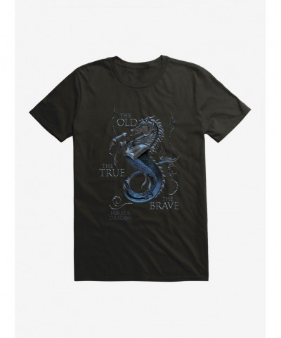 Pre-sale Discount House Of The Dragon The True, The Old, The Brave House Velaryon T-Shirt $8.80 T-Shirts