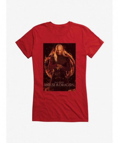 Cheap Sale House Of The Dragon Daemon Targaryen Girls T-Shirt $8.17 T-Shirts