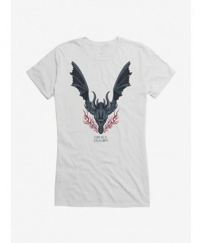 Seasonal Sale House of the Dragon Horned Dragon Girls T-Shirt $7.17 T-Shirts