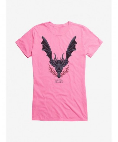 Seasonal Sale House of the Dragon Horned Dragon Girls T-Shirt $7.17 T-Shirts