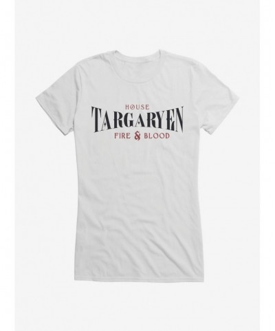 Sale Item Game Of Thrones Fire And Blood Tagaryen Girls T-Shirt $6.37 T-Shirts