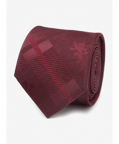 Festival Price Game of Thrones Lannister Lion Red Plaid Silk Tie $29.39 Ties