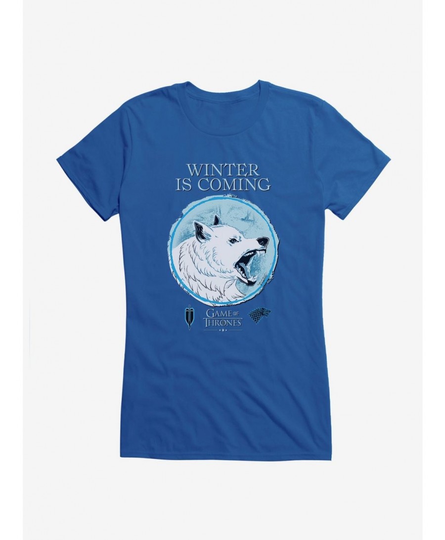 Sale Item Game Of Thrones Winter Is Coming Girls T-Shirt $9.16 T-Shirts