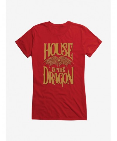 New Arrival House of the Dragon Wings Logo Girls T-Shirt $7.57 T-Shirts