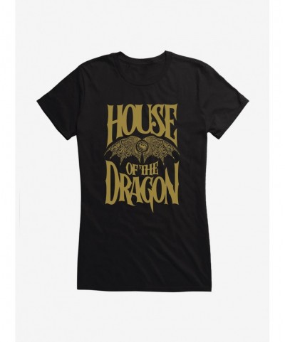 New Arrival House of the Dragon Wings Logo Girls T-Shirt $7.57 T-Shirts