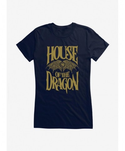 New Arrival House of the Dragon Wings Logo Girls T-Shirt $7.57 T-Shirts