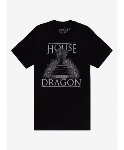 Fashion House Of The Dragon Iron Throne T-Shirt $9.01 T-Shirts