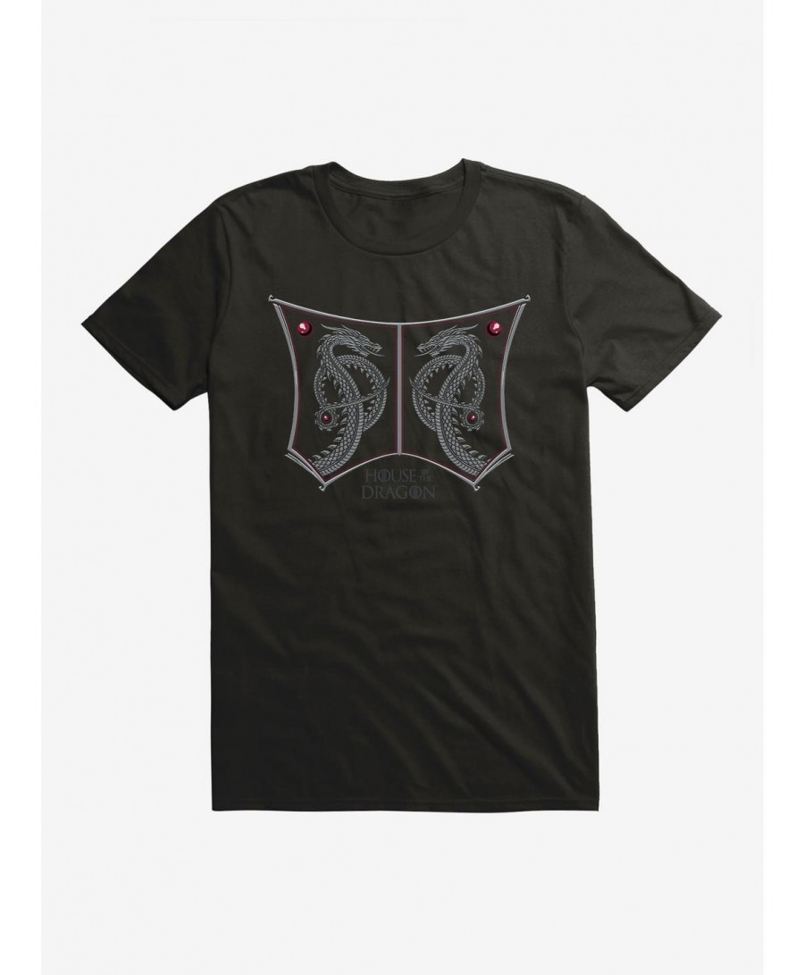 Seasonal Sale House of the Dragon Twin Dragons T-Shirt $8.80 T-Shirts