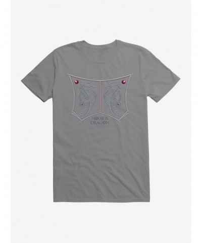 Seasonal Sale House of the Dragon Twin Dragons T-Shirt $8.80 T-Shirts