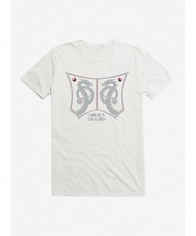 Seasonal Sale House of the Dragon Twin Dragons T-Shirt $8.80 T-Shirts