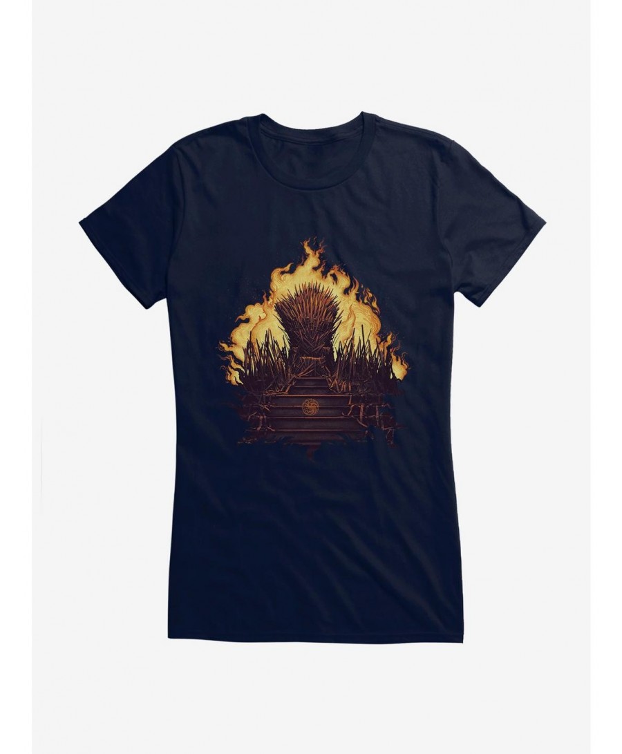 Absolute Discount House Of The Dragon Fire Throne Girls T-Shirt $8.76 T-Shirts