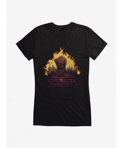 Absolute Discount House Of The Dragon Fire Throne Girls T-Shirt $8.76 T-Shirts