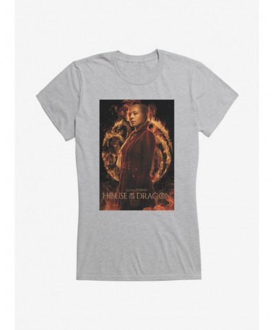 Bestselling House Of The Dragon Rhaenyra Targaryen Girls T-Shirt $9.36 T-Shirts