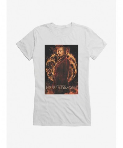 Bestselling House Of The Dragon Rhaenyra Targaryen Girls T-Shirt $9.36 T-Shirts