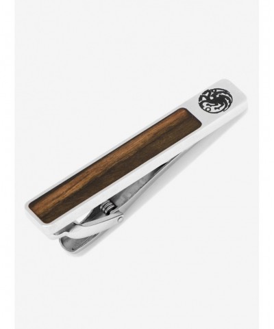 Exclusive Price Game of Thrones Targaryen Inlaid Wood Tie Clip $23.53 Clips