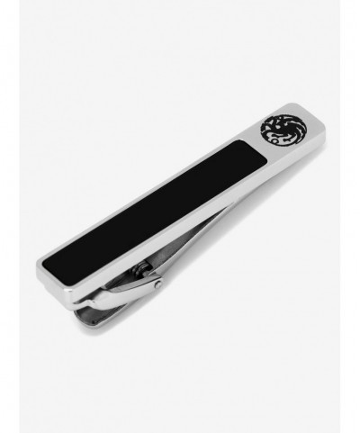 Cheap Sale Game of Thrones Targaryen Onyx Tie Clip $32.64 Clips