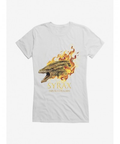 New Arrival House Of The Dragon Syrax Girls T-Shirt $8.37 T-Shirts