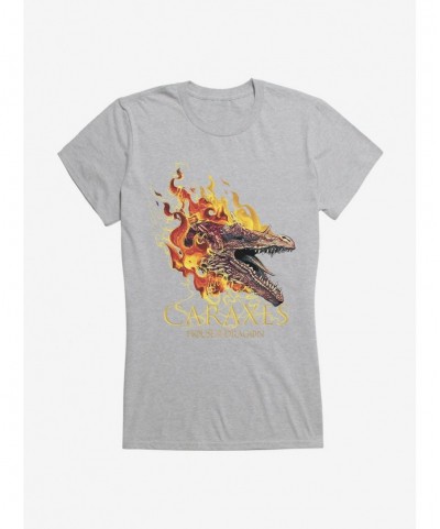 High Quality House Of The Dragon Caraxes Girls T-Shirt $8.76 T-Shirts