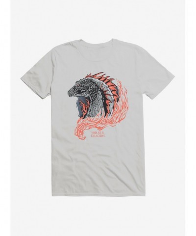 Trendy House of the Dragon Burning Dragon T-Shirt $6.88 T-Shirts