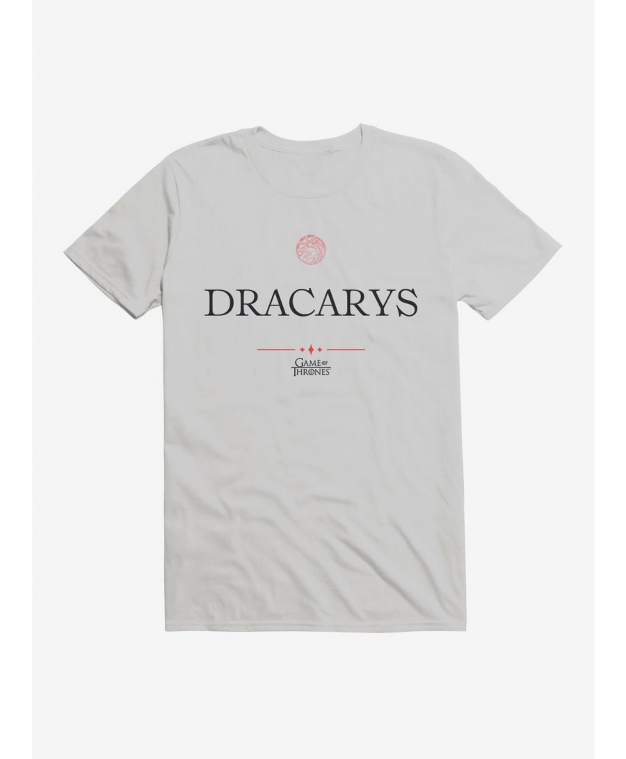 Best Deal Game Of Thrones Quote Daenerys Dracarys T-Shirt $7.07 T-Shirts