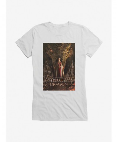 Hot Selling House Of The Dragon Rhaenyra Targaryen Poster Girls T-Shirt $5.98 T-Shirts