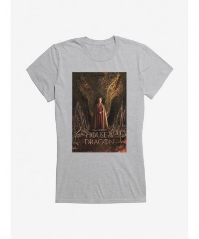 Hot Selling House Of The Dragon Rhaenyra Targaryen Poster Girls T-Shirt $5.98 T-Shirts