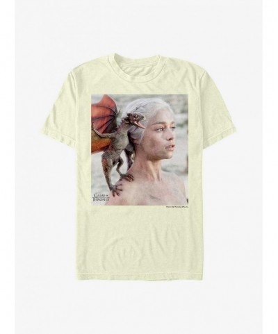 Wholesale Game Of Thrones Daenerys Young Dragon T-Shirt $6.69 T-Shirts