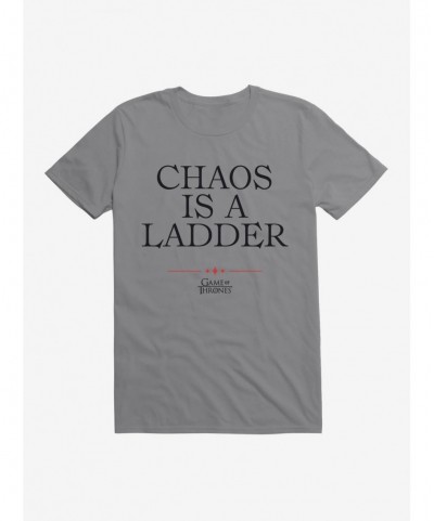 Best Deal Game Of Thrones Quote Chaos Is A Ladder T-Shirt $6.69 T-Shirts