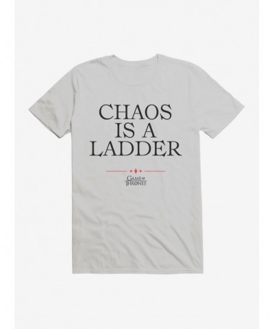 Best Deal Game Of Thrones Quote Chaos Is A Ladder T-Shirt $6.69 T-Shirts