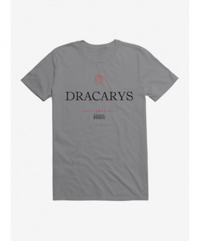 Best Deal Game Of Thrones Quote Daenerys Dracarys T-Shirt $7.07 T-Shirts