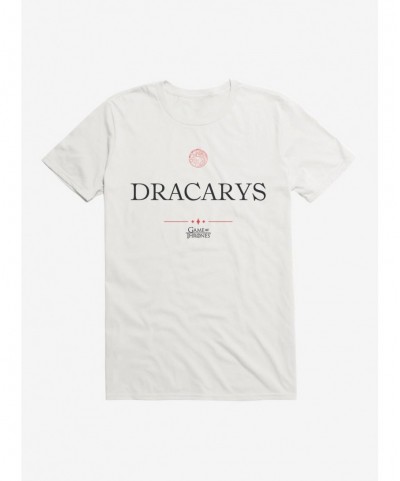 Best Deal Game Of Thrones Quote Daenerys Dracarys T-Shirt $7.07 T-Shirts