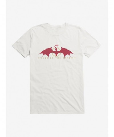 Big Sale House of the Dragon Logo T-Shirt $7.27 T-Shirts