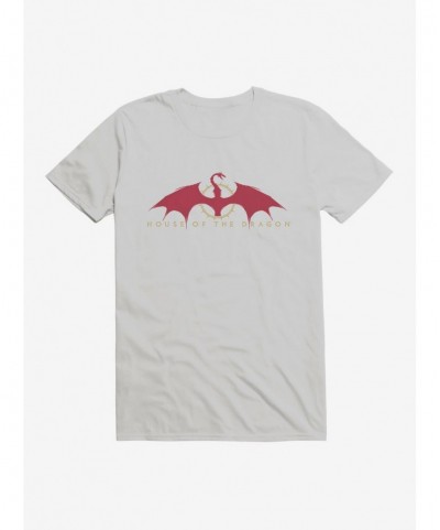 Big Sale House of the Dragon Logo T-Shirt $7.27 T-Shirts