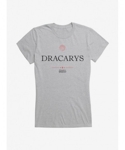 Festival Price Game Of Thrones Quote Daenerys Dracarys Girls T-Shirt $8.17 T-Shirts