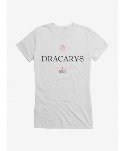 Festival Price Game Of Thrones Quote Daenerys Dracarys Girls T-Shirt $8.17 T-Shirts