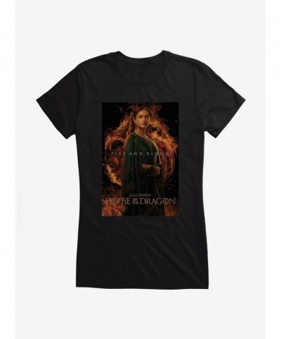 Festival Price House Of The Dragon Alicent Hightower Girls T-Shirt $7.57 T-Shirts