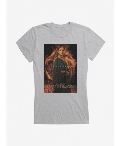 Festival Price House Of The Dragon Alicent Hightower Girls T-Shirt $7.57 T-Shirts