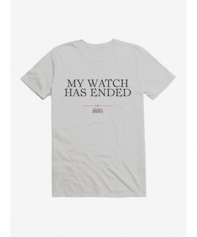 Seasonal Sale Game Of Thrones Quote My Watch Has Ended T-Shirt $6.50 T-Shirts