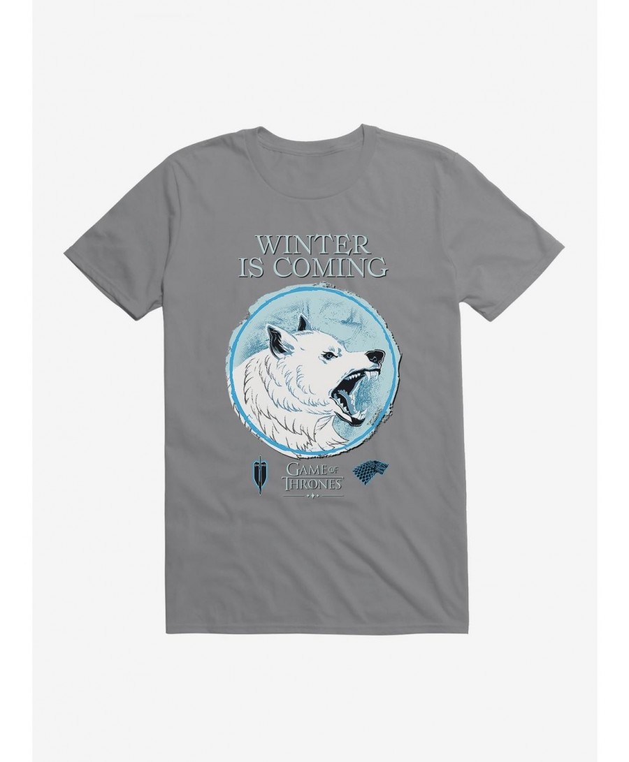 Flash Sale Game Of Thrones Winter Is Coming T-Shirt $6.50 T-Shirts