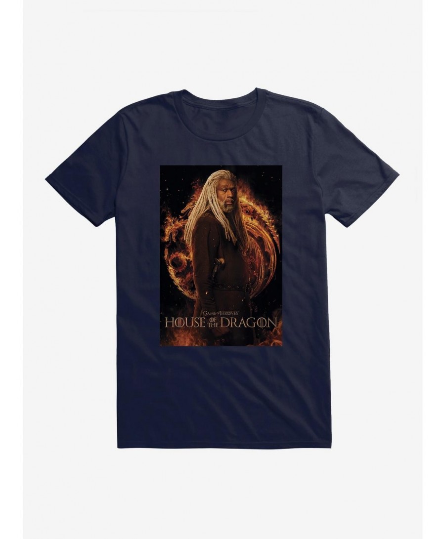 Sale Item House Of The Dragon Corlys Velaryon T-Shirt $6.88 T-Shirts