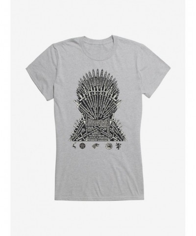 Seasonal Sale Game Of Thrones Episode Names Throne Girls T-Shirt $8.57 T-Shirts