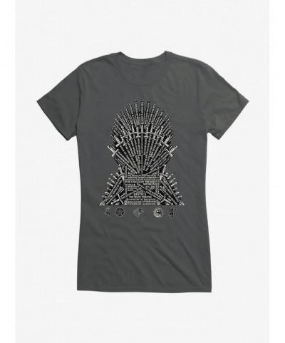 Seasonal Sale Game Of Thrones Episode Names Throne Girls T-Shirt $8.57 T-Shirts