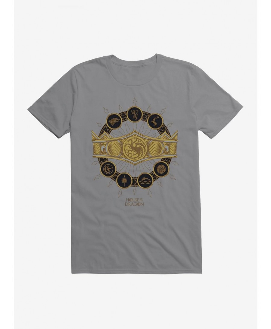 Low Price House of the Dragon House Sigils T-Shirt $8.22 T-Shirts