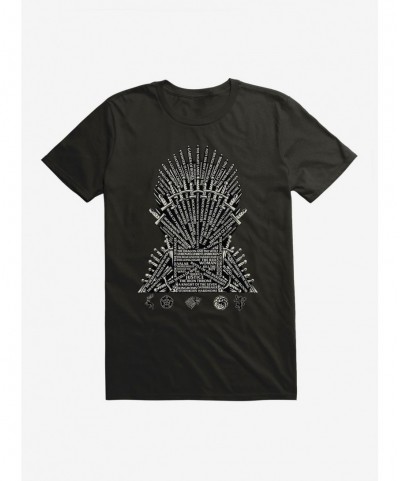 Festival Price Game Of Thrones Episode Names Throne T-Shirt $9.18 T-Shirts