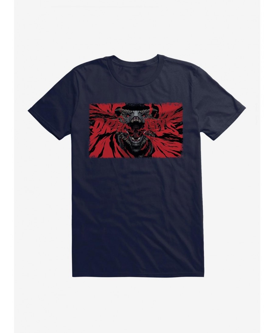 New Arrival Game Of Thrones Dracarys Fire T-Shirt $8.60 T-Shirts