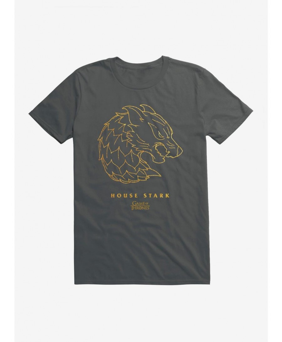 Discount Game Of Thrones Stark Sigil T-Shirt $6.12 T-Shirts