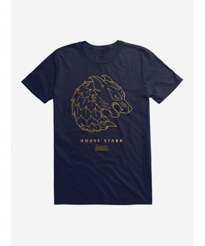 Discount Game Of Thrones Stark Sigil T-Shirt $6.12 T-Shirts